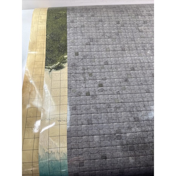 Battle Game‎ Mat for DND - Tabletop Board Game Map for Dungeons and 3 Terrain